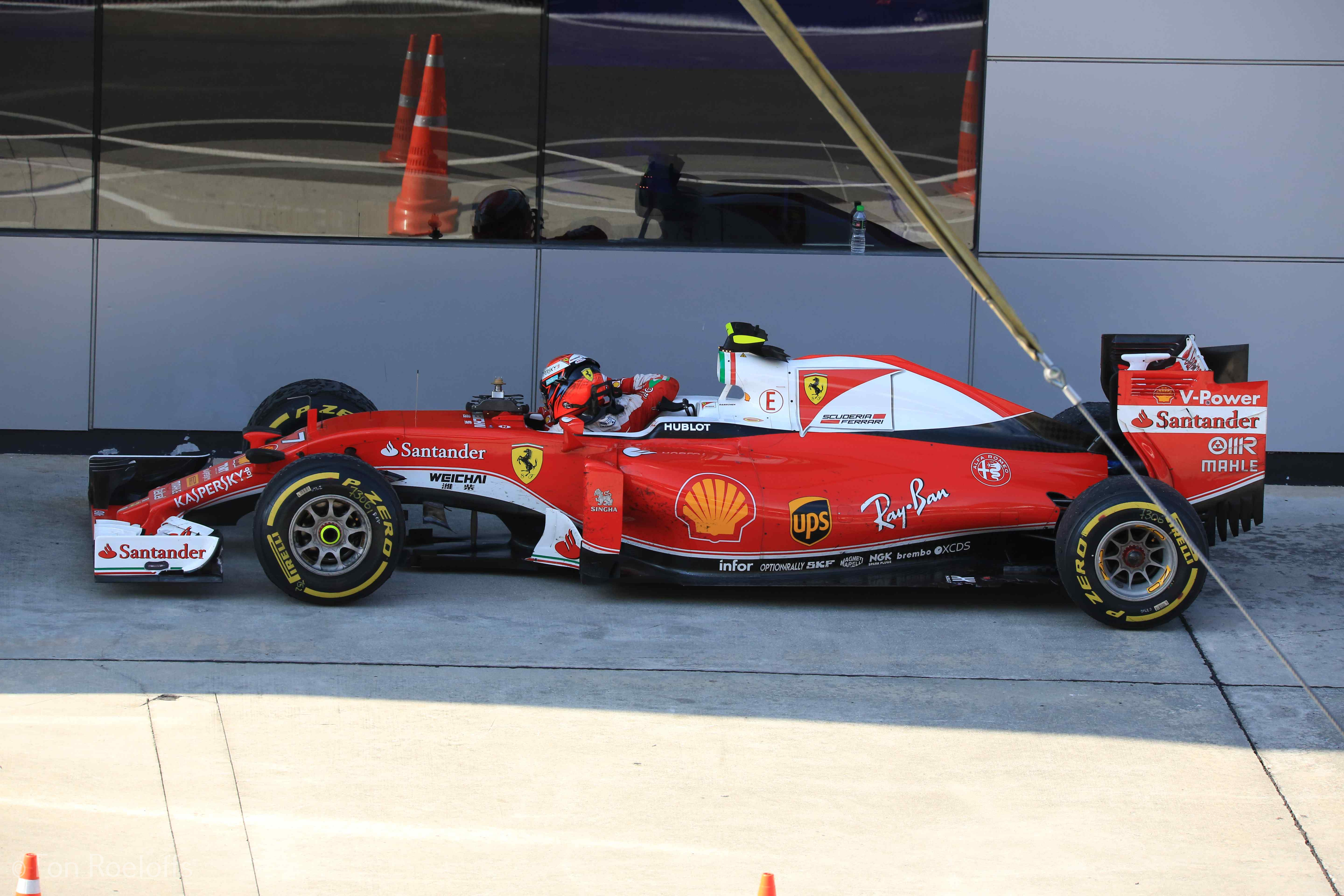 Verstappen pitbox